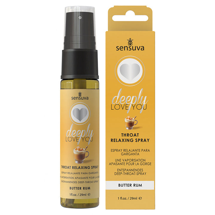 Deeply Love You Throat Relaxing Spray Butter Rum 1oz