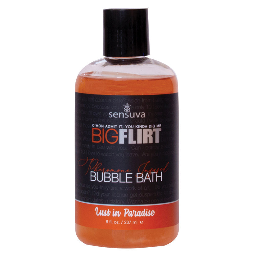 Sensuva Big Flirt Pheromone Bubble Bath Lust in Paradise 8 oz