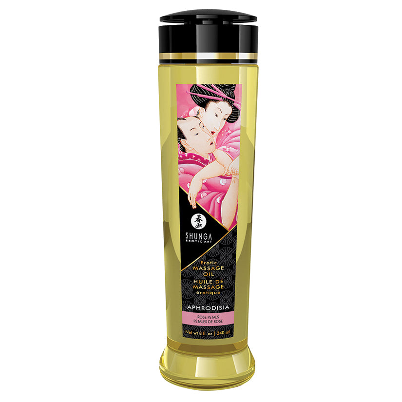 Shunga Erotic Massage Oil Aphrodisia Roses 8.4 fl oz