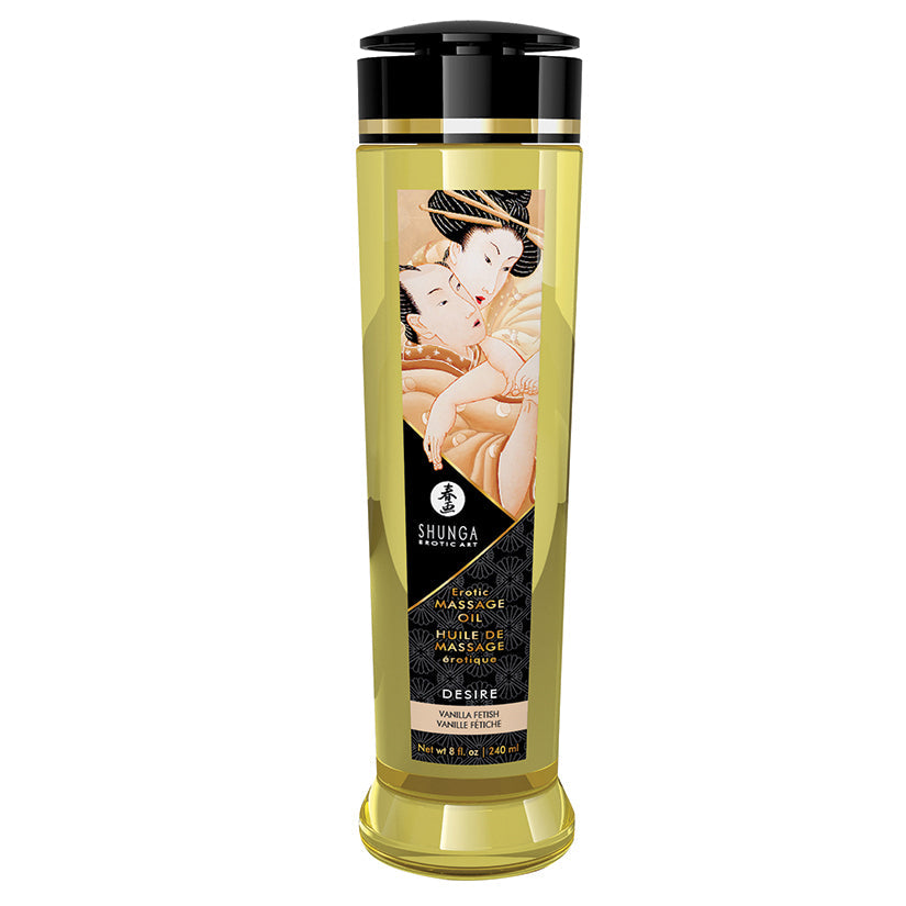 Shunga Erotic Massage Oil Desire Vanilla 8.4 fl oz