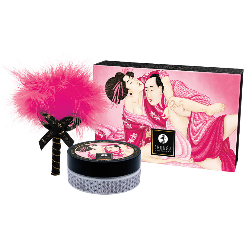 Shunga Kissable Massage Powder Raspberry Feeling 2.65oz
