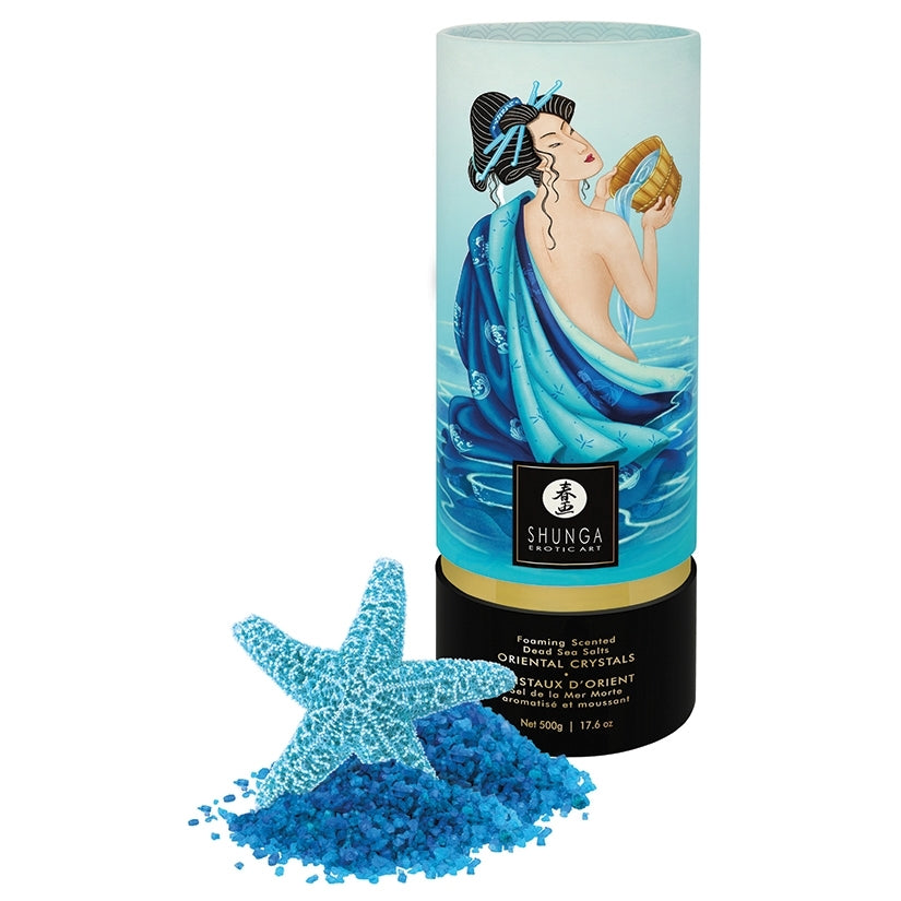 Shunga Oriental Crystals Bath Salts Ocean Temptations 17.6 oz