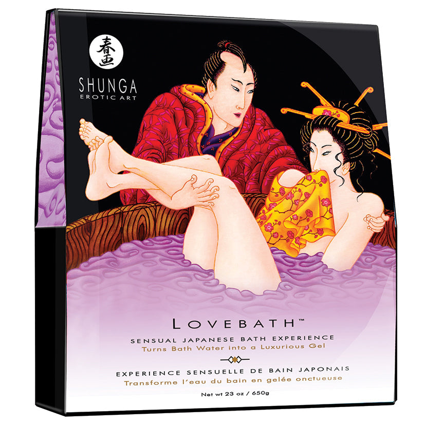 Shunga LoveBath Sensual Lotus Scented Bath Additive 23 oz