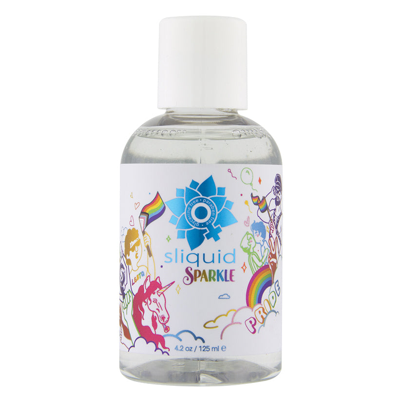 Sliquid Naturals Sparkle Pride Water-Based Lube 4.2oz