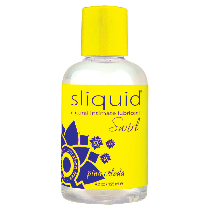 Sliquid Naturals Swirl Pina Colada Flavored Lubricant 4.2 fl oz