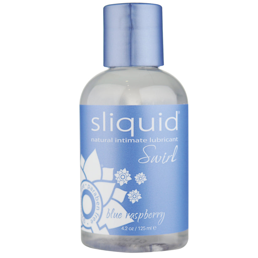 Sliquid Naturals Swirl Blue Raspberry Lubricant 4.2 fl oz