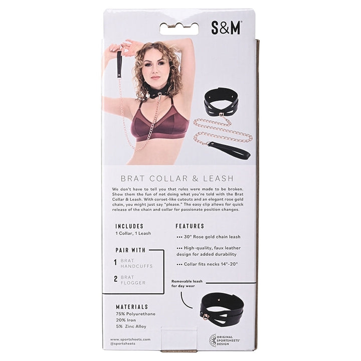 Sex and Mischief Brat Collar and Leash