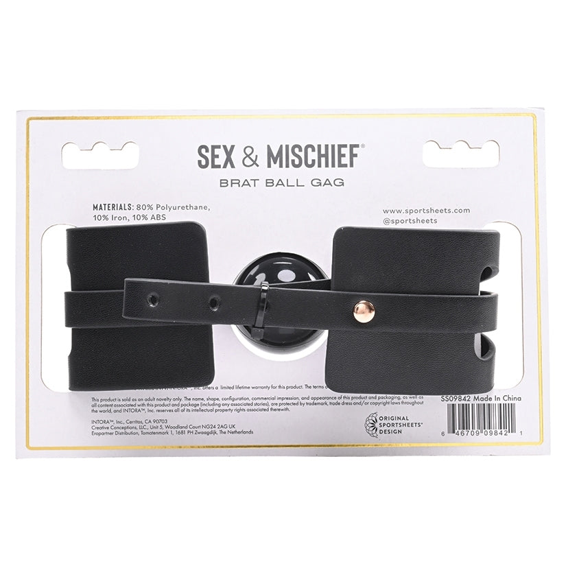 Sex and Mischief Brat Ball Gag