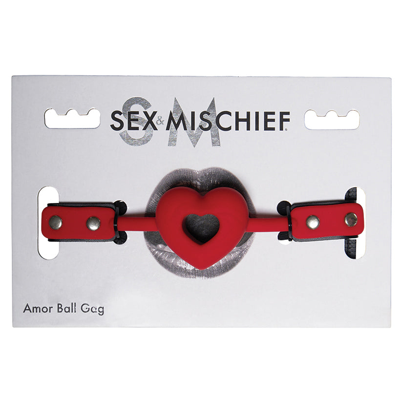 Sex and Mischief Amor Breathable Heart Ball Gag