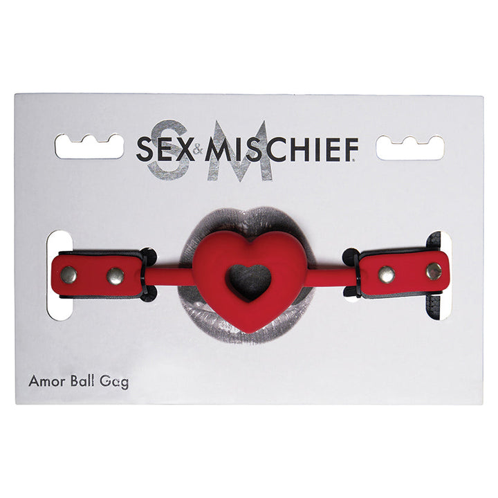 Sex and Mischief Amor Breathable Heart Ball Gag