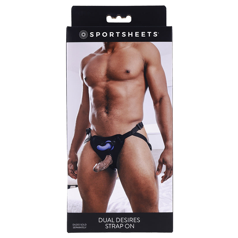 Dual Desires Strap-On Harness for Double Penetration