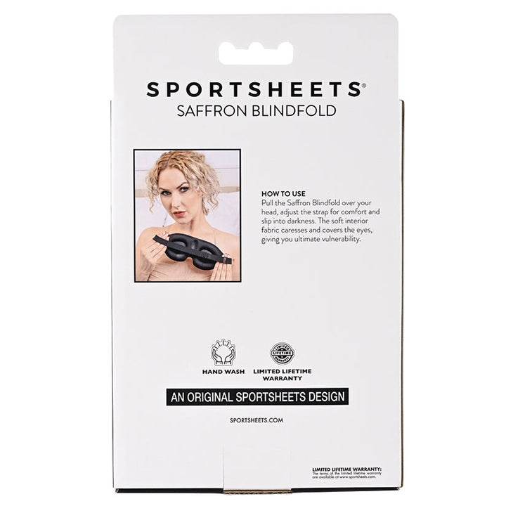 Saffron Blindfold with Memory Foam Padding