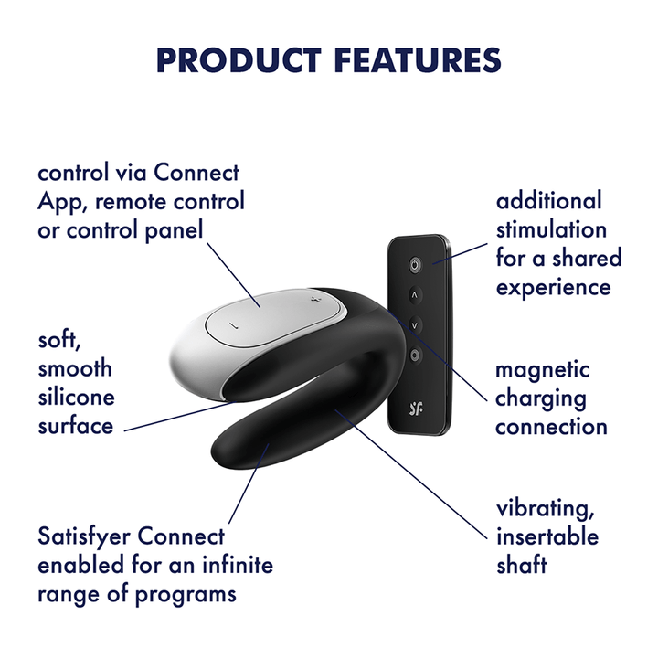Satisfyer Double Fun Connect App Couples Vibrator