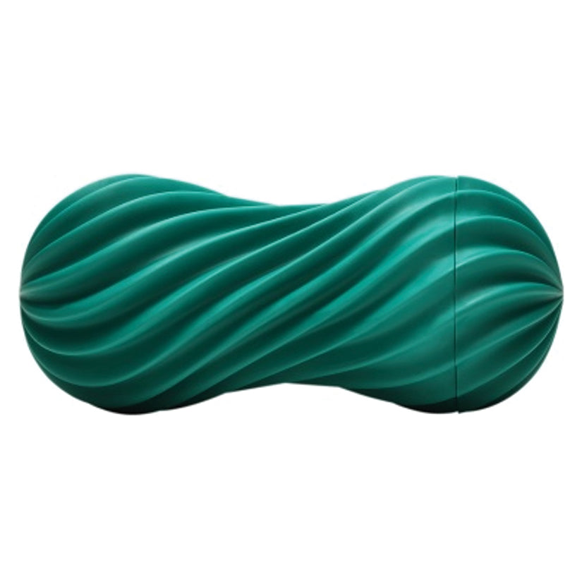 Tenga Flex Fizzy Green Spiral Reusable Male Masturbator