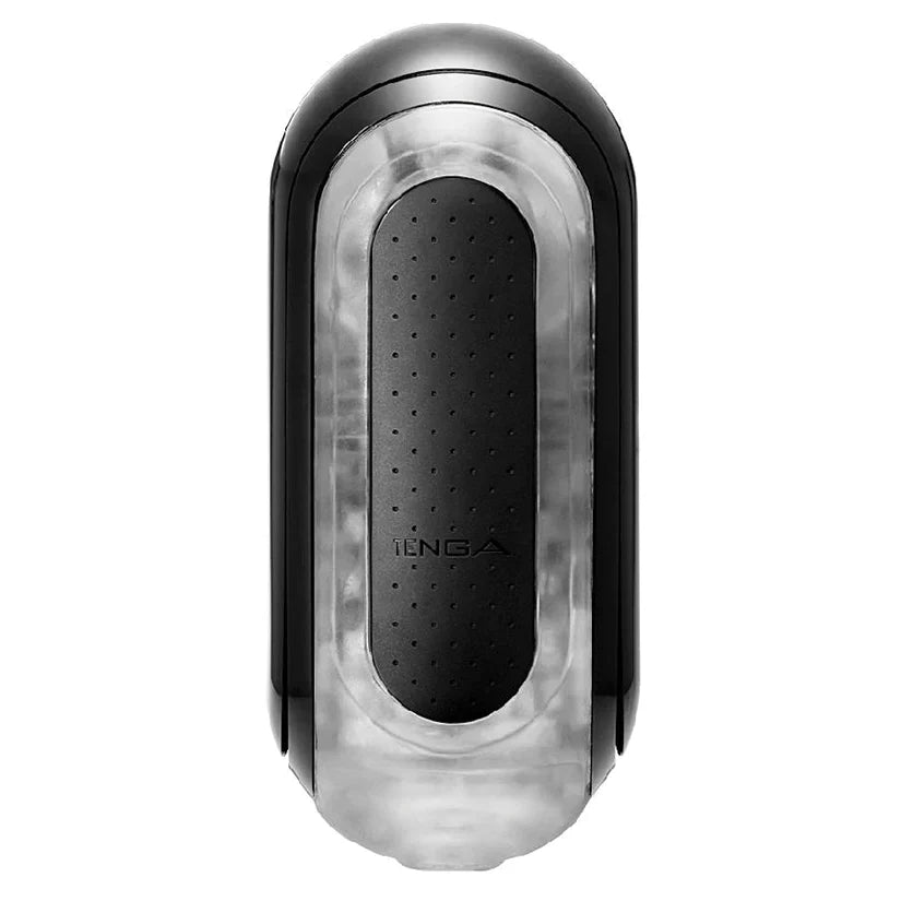 Tenga Flip Zero Flip-Open Reusable Male Masturbator in Black
