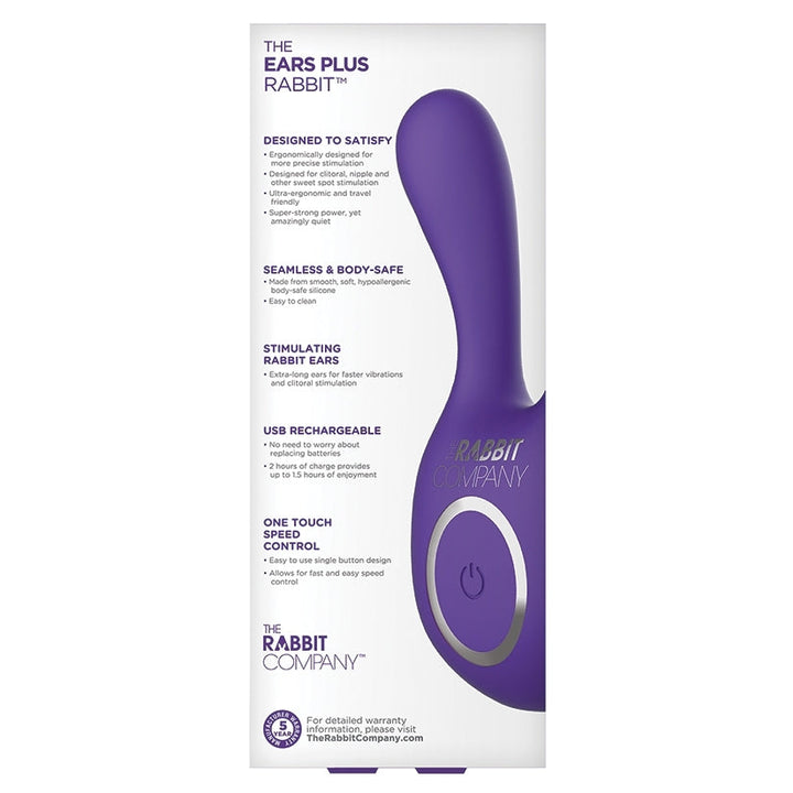 The Ears Plus Rabbit Dual Motor Clitoral Vibrator