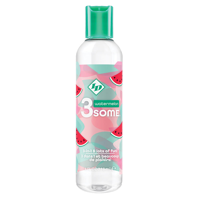 ID 3some Watermelon Flavored Warming Lubricant 4 oz