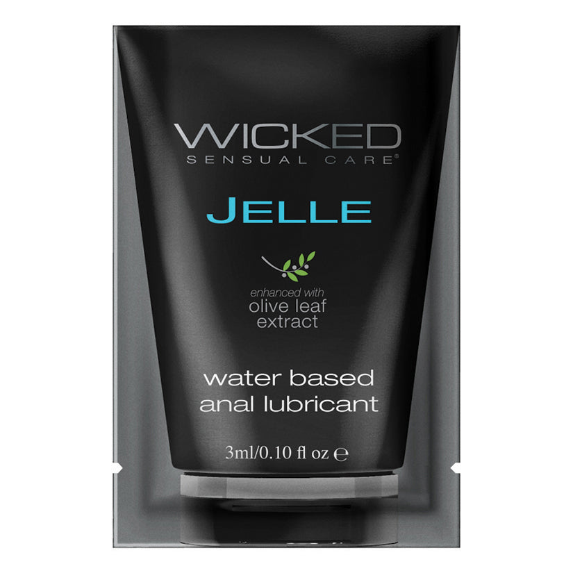 Wicked Jelle Anal Lubricant Single-Use Packette 3 ml (0.1 fl oz)