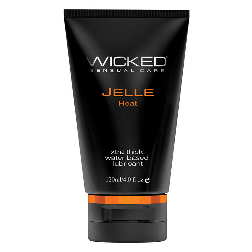 Wicked Jelle Heat Warming Water-Based Anal Lubricant 4 fl oz