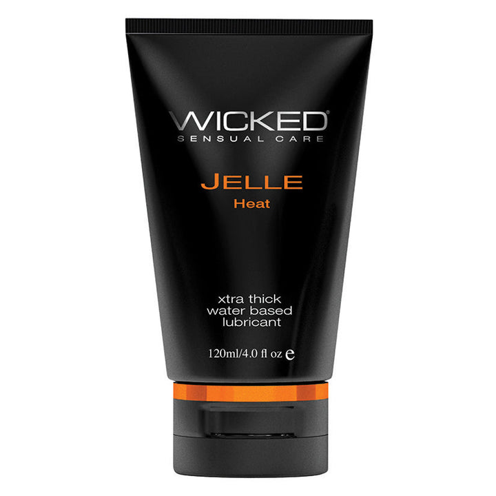 Wicked Jelle Heat Warming Water-Based Anal Lubricant 4 fl oz