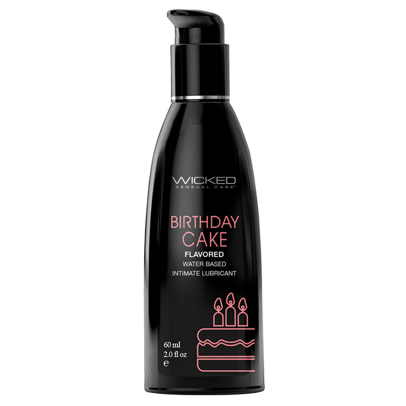 Wicked Aqua Birthday Cake Flavored Lubricant 2 oz