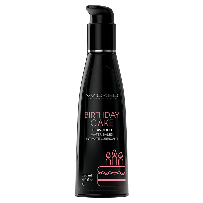 Wicked Aqua Birthday Cake Flavored Lubricant 4 oz