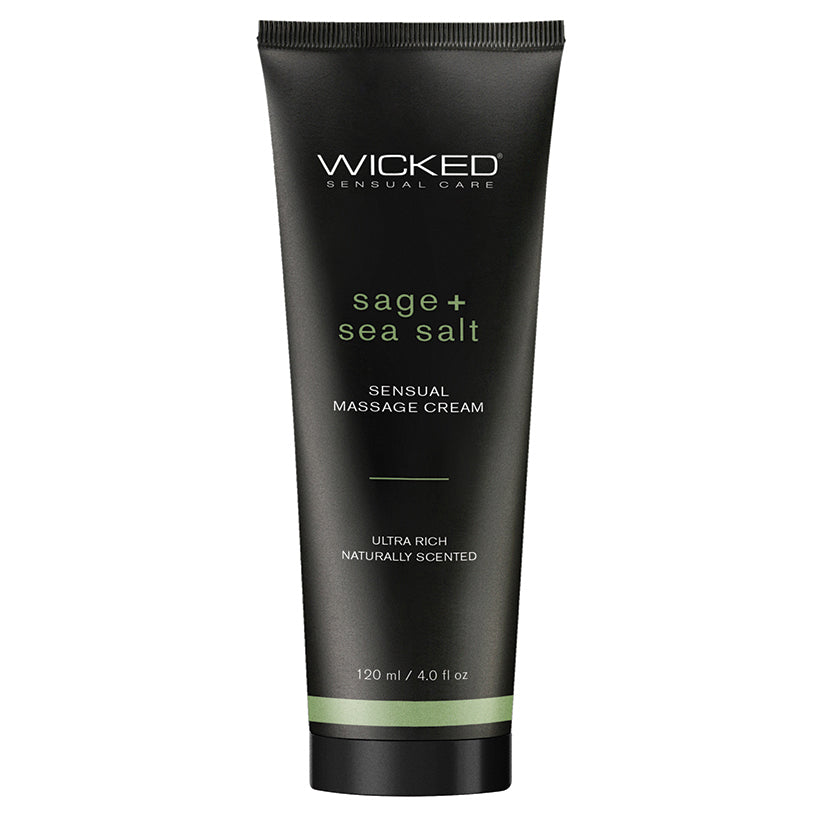 Wicked Sensual Massage Cream Sage + Sea Salt