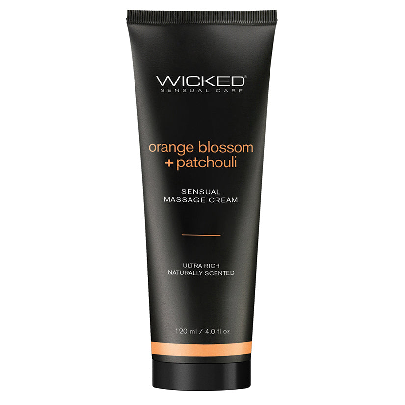 Wicked Sensual Massage Cream Orange Blossom + Patchouli 4oz