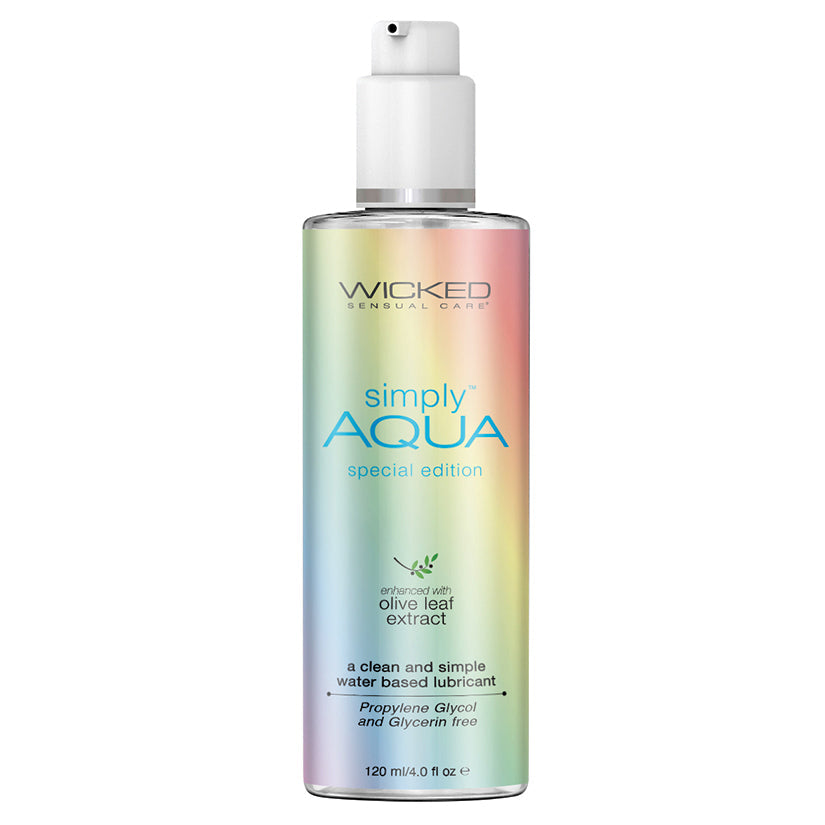 Wicked Simply Aqua Special Edition Lubricant 4 oz