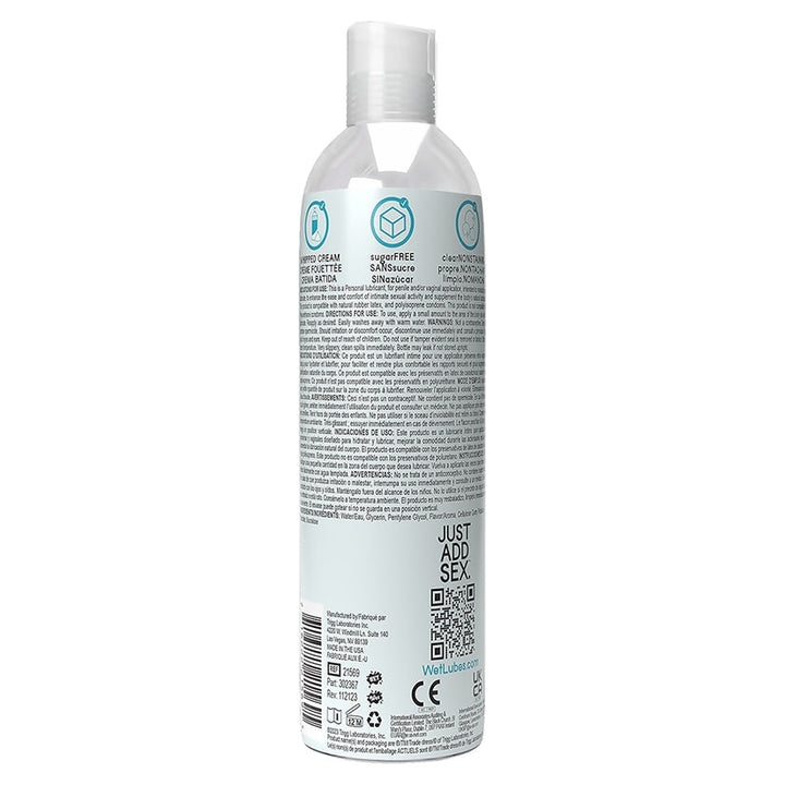 Wet Delicious Oral Play Whipped Cream Flavored Lubricant 4 oz