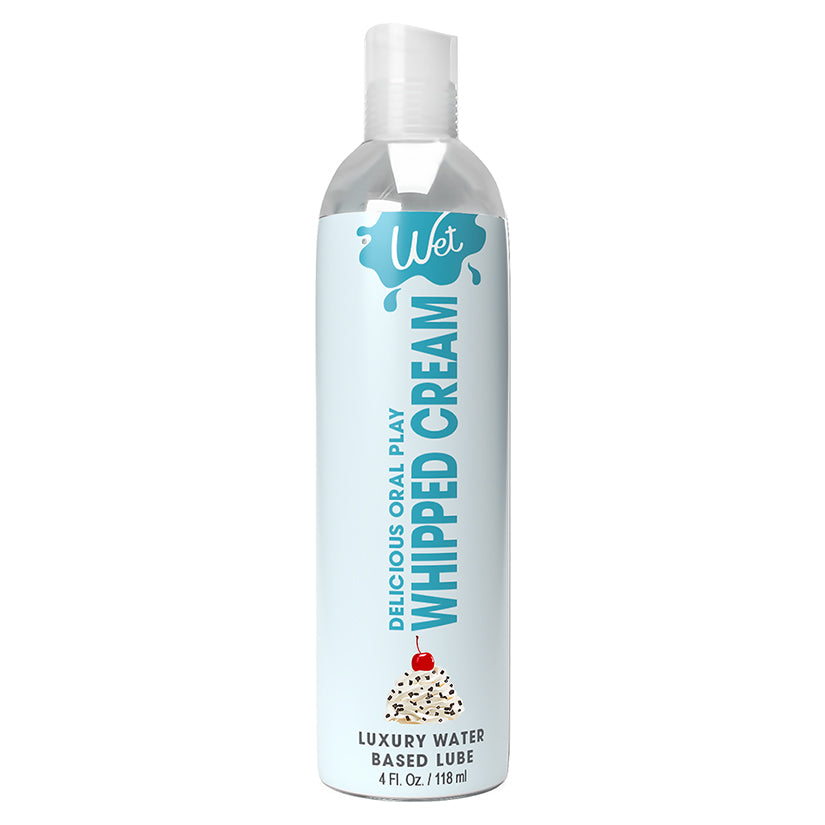 Wet Delicious Oral Play Whipped Cream Flavored Lubricant 4 oz
