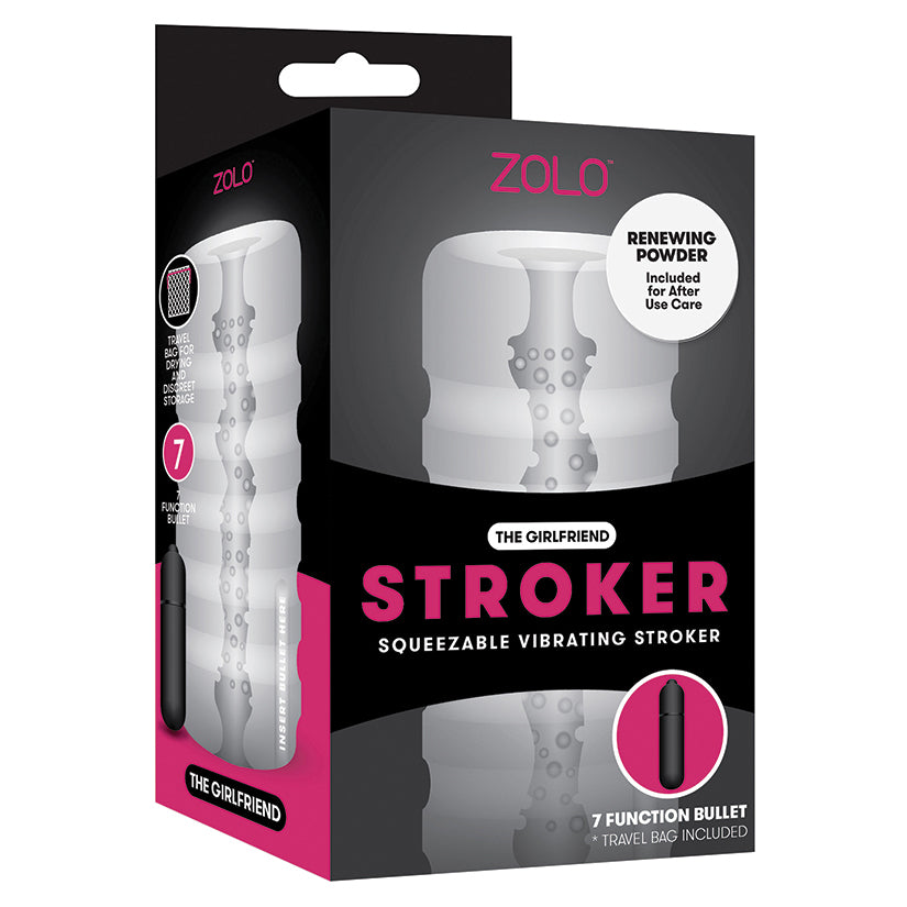 Zolo Girlfriend Squeezable Vibrating Stroker