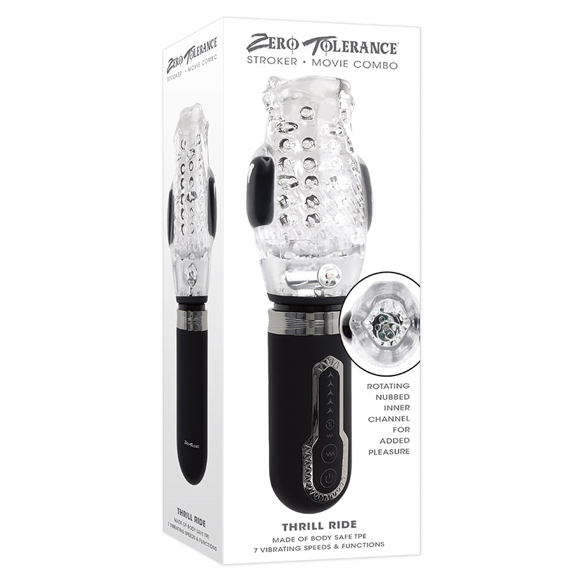 Zero Tolerance Thrill Ride Thrusting Spinning Vibrating Stroker