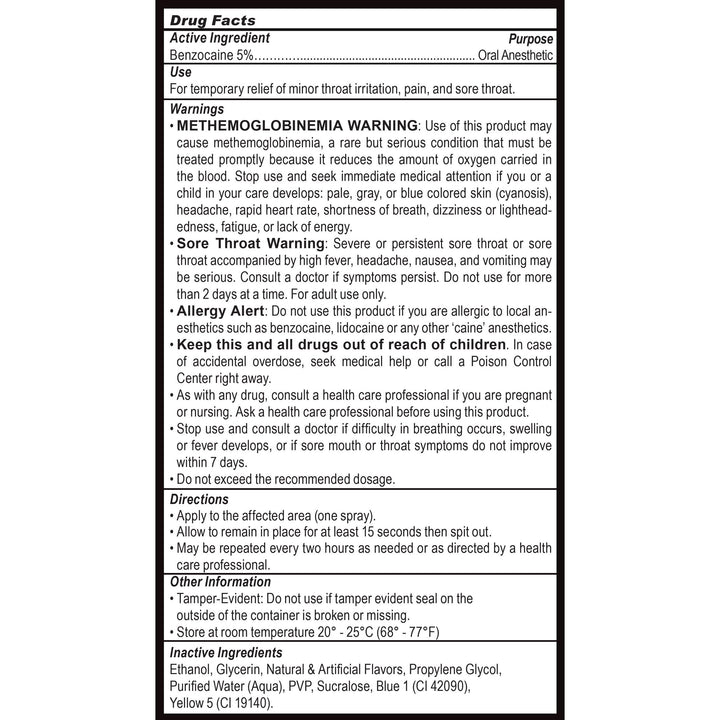 Passion Oral Ecstasy Throat Desensitizing Spray -