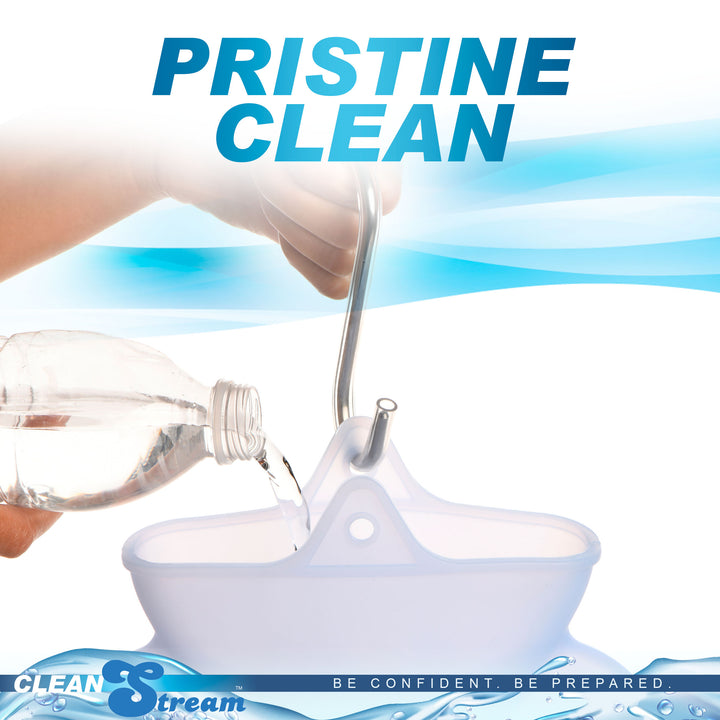 Silicone Open Flow Top Douche and Enema Bag