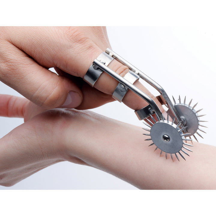 Spikes Double Finger Pinwheel - Wartenberg Pinwheel