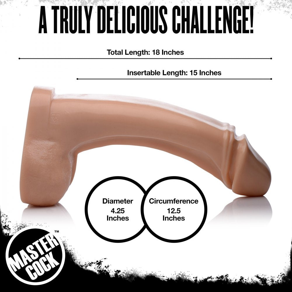 Flesh Annihilator 18 Inch Hole-Wrecking Large Realistic Dildo