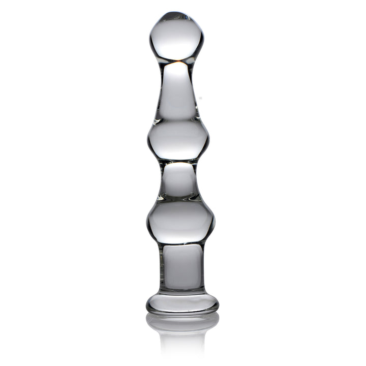 Mammoth 3 Bumps 10-Inch Huge Glass Dildo