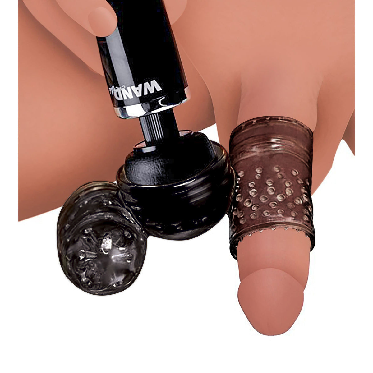 Thunder Stroke 2 in 1 Wand Masturbator Attachment