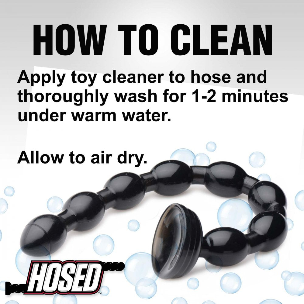 Hosed 19 Inch Beaded Anal Snake w/ 8 Progression Beads