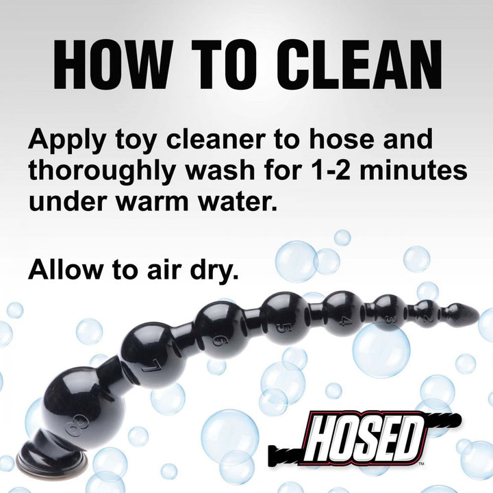 Hosed & Beaded 19 Inch Graduated Anal Snake