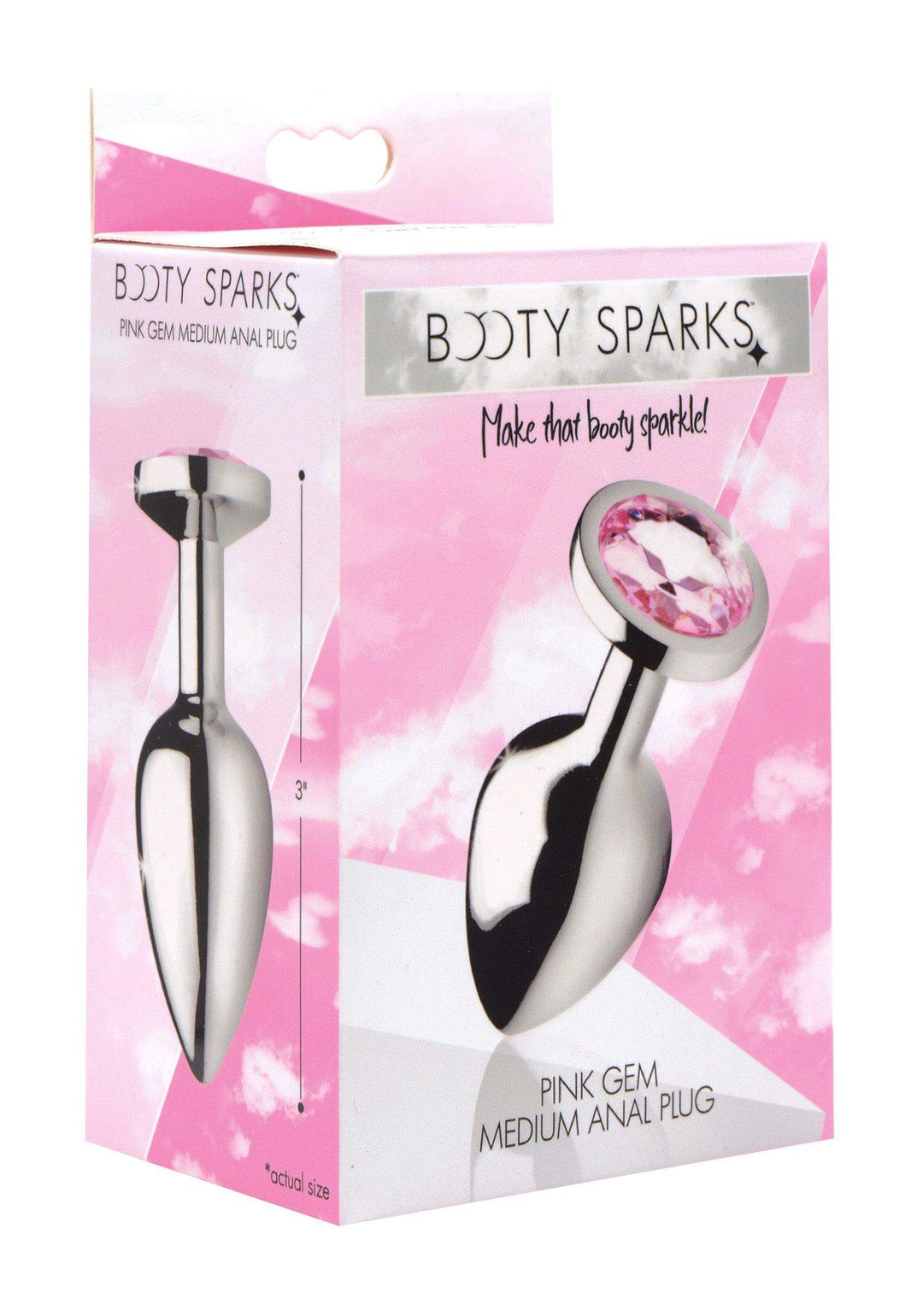 Gem Anal Plug in Pink Medium