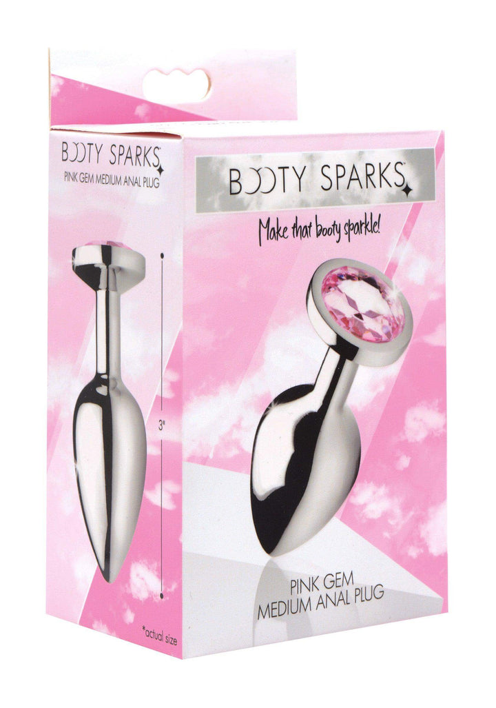Gem Anal Plug in Pink Medium