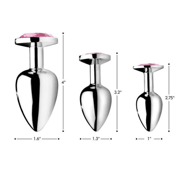 Gem Anal Plug in Pink Medium