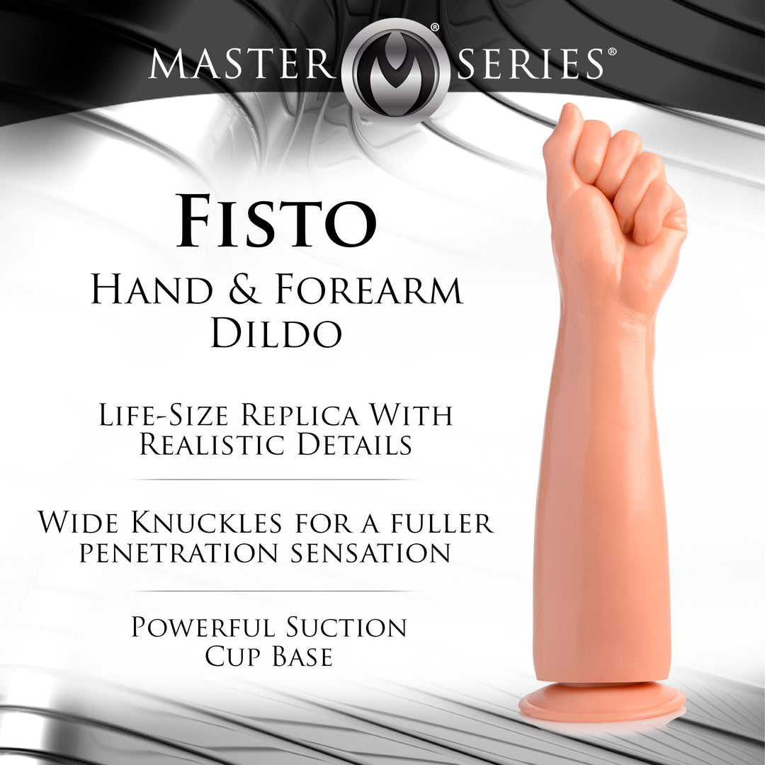 13 Inch Clenched Fist Fisting Dildo - Extreme Dildo - Long Anal Toy - Giant Anal Toy