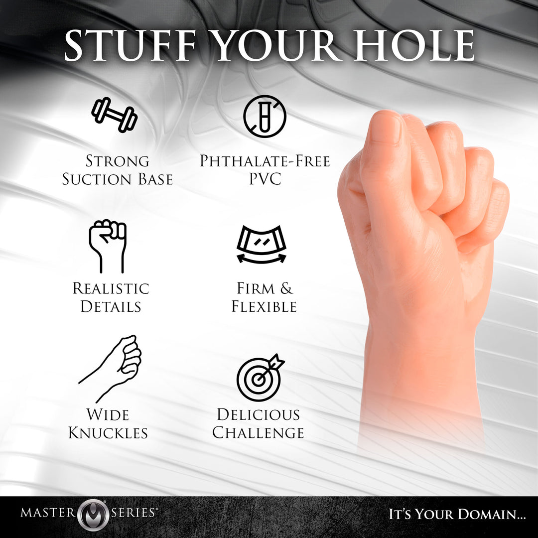 13 Inch Clenched Fist Fisting Dildo - Extreme Dildo - Long Anal Toy - Giant Anal Toy