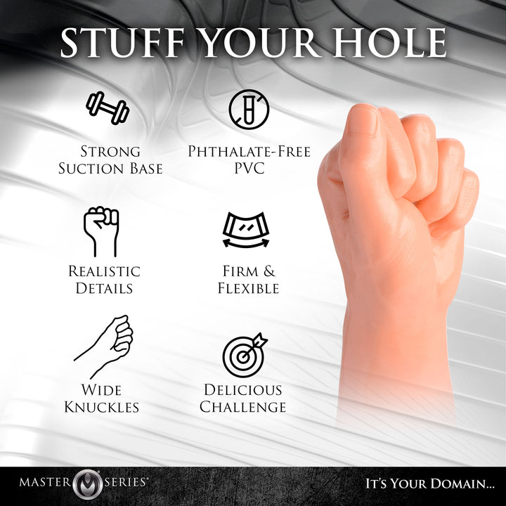 13 Inch Clenched Fist Fisting Dildo - Extreme Dildo - Long Anal Toy - Giant Anal Toy