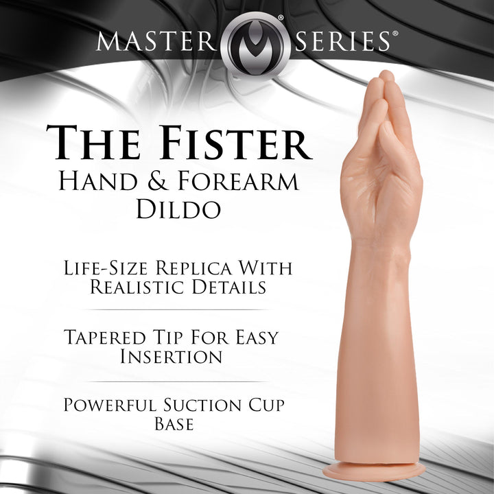 The Fister 15 Inch Hand and Forearm Dildo w/ Suction Cup