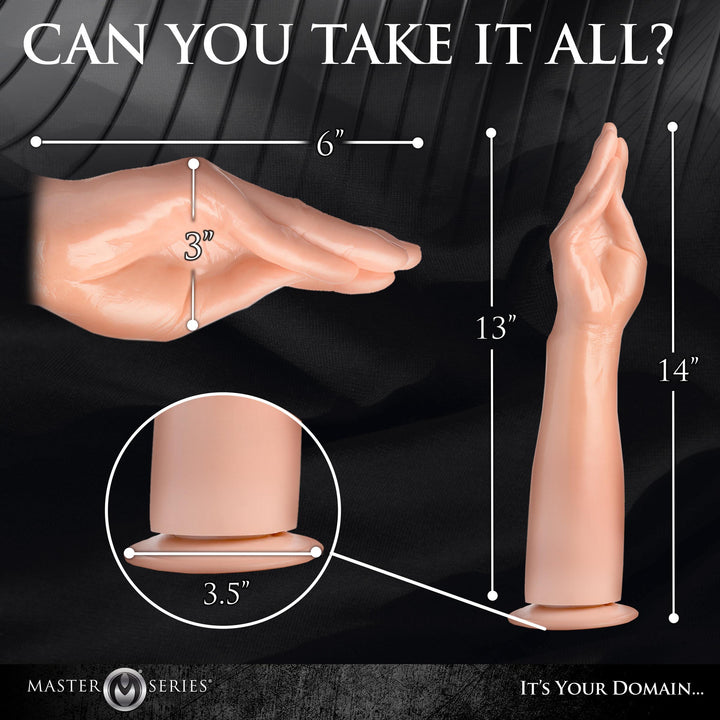The Fister 15 Inch Hand and Forearm Dildo w/ Suction Cup