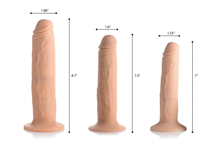 Kinetic Thumping 8.5 Inch Remote Control Large Realistic Dildo